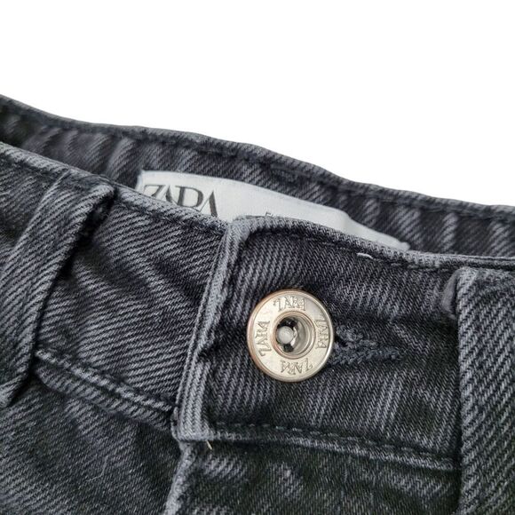 Zara Black Denim Jeans Pants Size: 0 - Picture 5 of 11